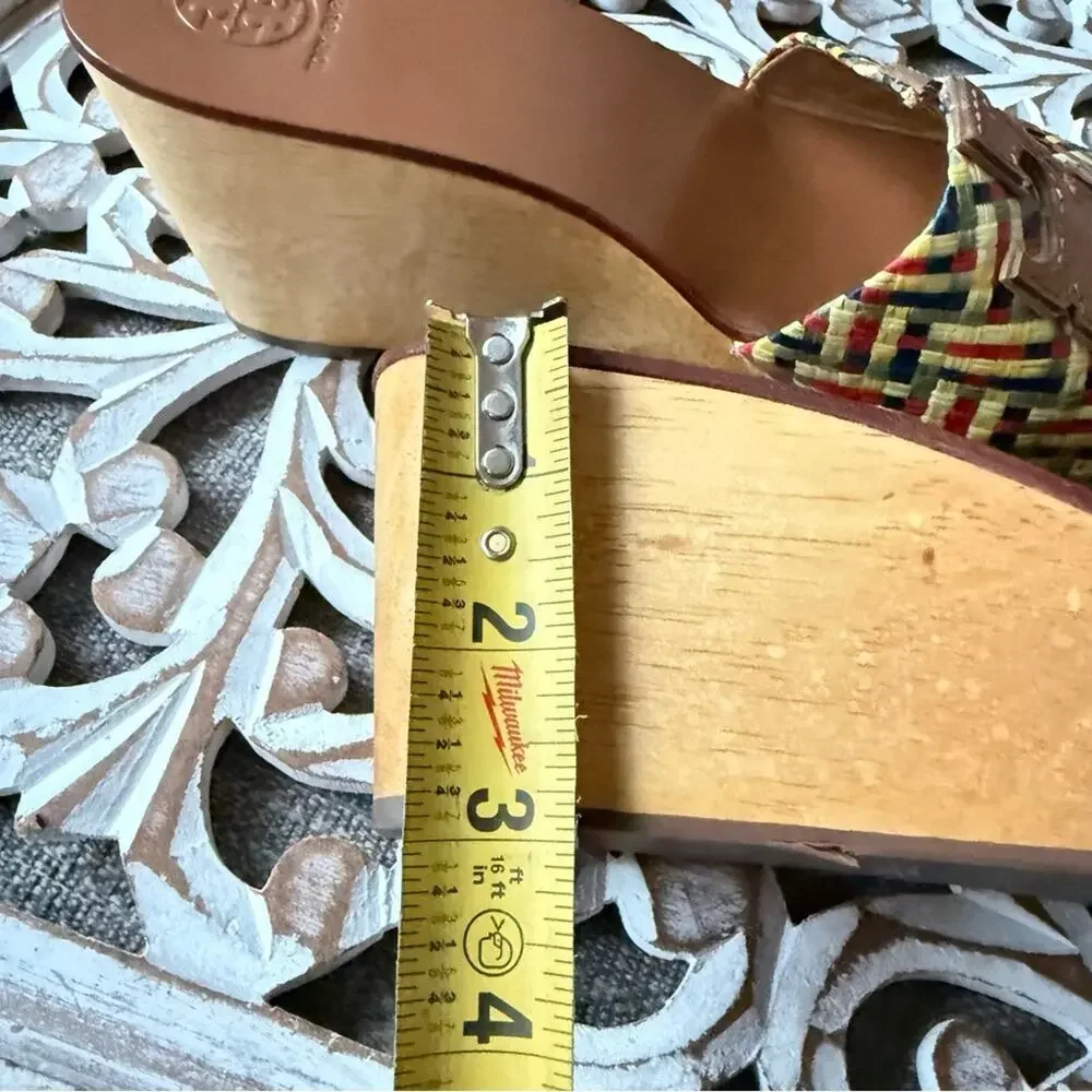 Tory Burch Wedge Platform Sandals Shoes Women’s 6